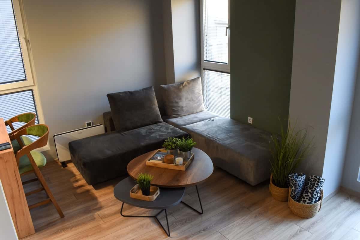 Dining table with wine